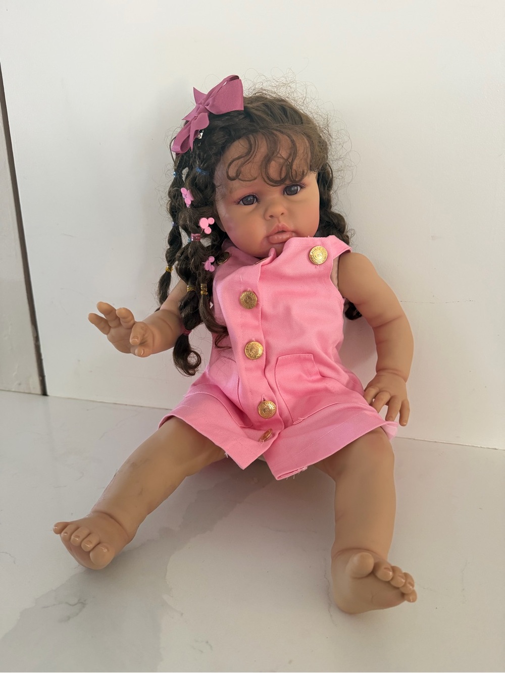 Irina Kaplanskaya ELLIE Realistic Lifelike Baby Girl Doll Cloth Body
